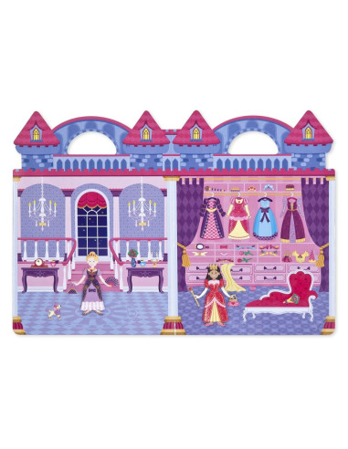 MD9100,Abtibilduri pufoase Printese Melissa and Doug