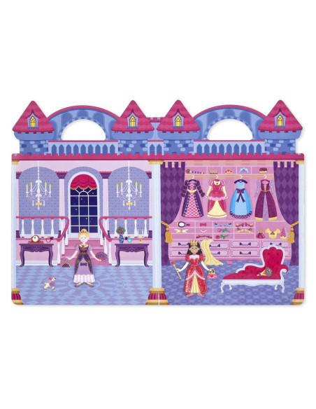 MD9100,Abtibilduri pufoase Printese Melissa and Doug