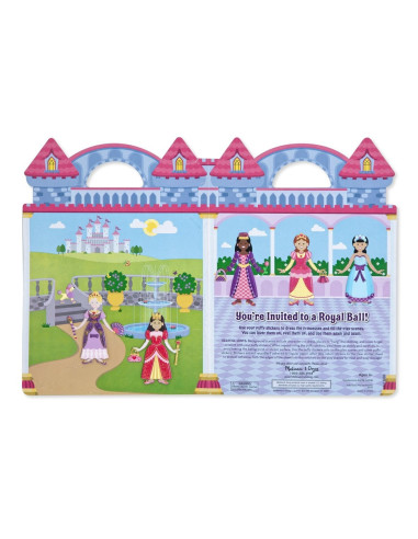 MD9100,Abtibilduri pufoase Printese Melissa and Doug