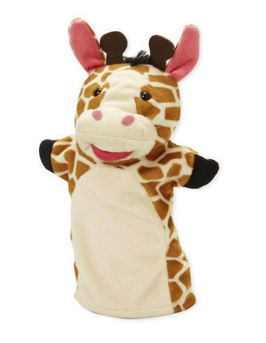 MD9081,Set 4 papusi de mana Zoo Melissa and Doug