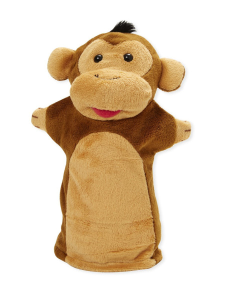 MD9081,Set 4 papusi de mana Zoo Melissa and Doug