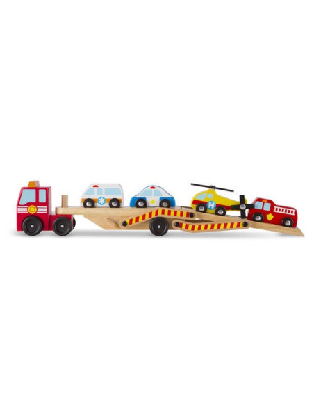 MD4610,Transportor cu vehicule de urgenta Melissa and Doug