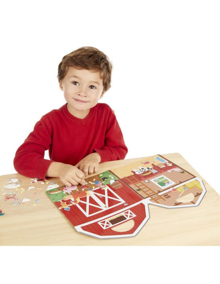 MD9408,Abtibilduri pufoase La ferma Melissa and Doug