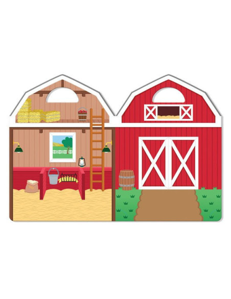 MD9408,Abtibilduri pufoase La ferma Melissa and Doug