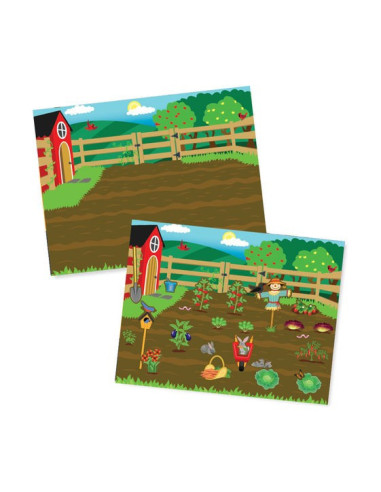 MD30501,Bloc cu abtibilduri reutilizabile Ferma Melissa and Doug