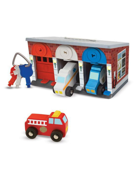 MD4607,Garaj cu incuietori Echipa de interventie - Melissa and Doug