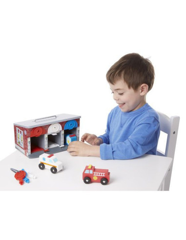 MD4607,Garaj cu incuietori Echipa de interventie - Melissa and Doug