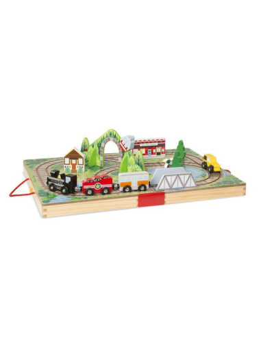 MD40140,Set de joaca portabil Trenuletul - Melissa & Doug