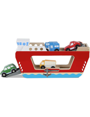 MD31600,Set de joaca din lemn Feribot- Melissa And Doug