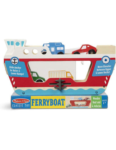 MD31600,Set de joaca din lemn Feribot- Melissa And Doug