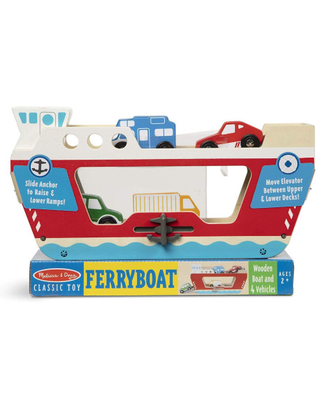 MD31600,Set de joaca din lemn Feribot- Melissa And Doug