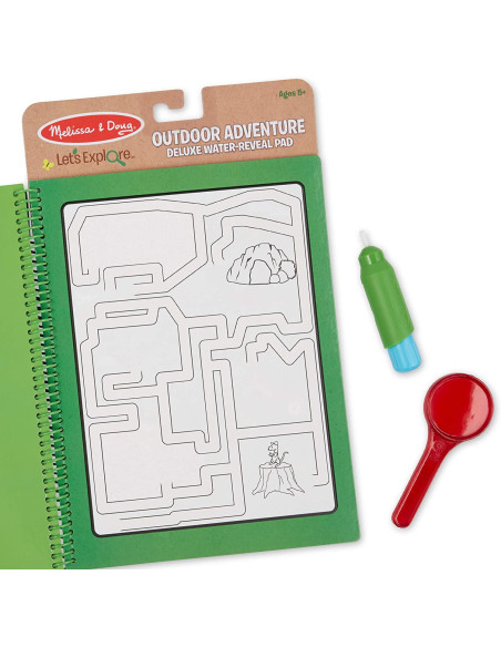MD30821,Carnet de colorat Apa magica Deluxe colectia Sa Exploram Natura, Aventuri in Natura