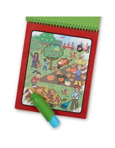 MD30820,Carnet de colorat Apa magica colectia Sa Exploram Natura, Anotimpurile