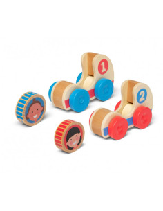 MD30737,Set de doua masinute din lemn colectia GO TOTs 2