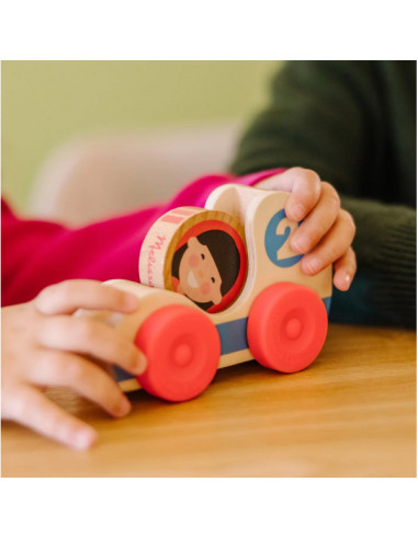 MD30737,Set de doua masinute din lemn colectia GO TOTs