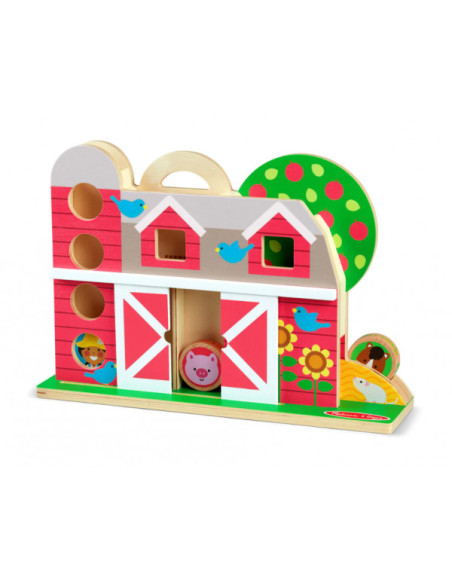 MD30740,Set de joaca din lemn Acrobatii la Ferma colectia GO TOTs