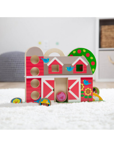 MD30740,Set de joaca din lemn Acrobatii la Ferma colectia GO TOTs