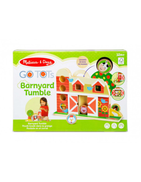 MD30740,Set de joaca din lemn Acrobatii la Ferma colectia GO TOTs