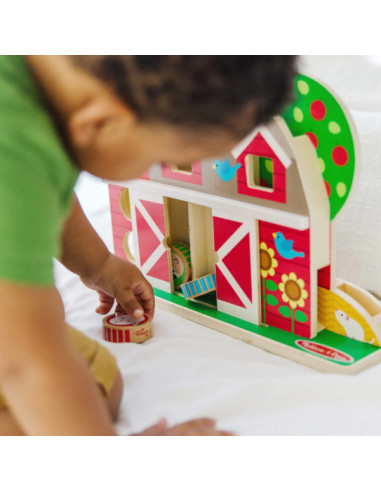 MD30740,Set de joaca din lemn Acrobatii la Ferma colectia GO TOTs