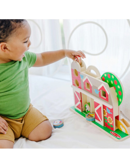 MD30740,Set de joaca din lemn Acrobatii la Ferma colectia GO TOTs