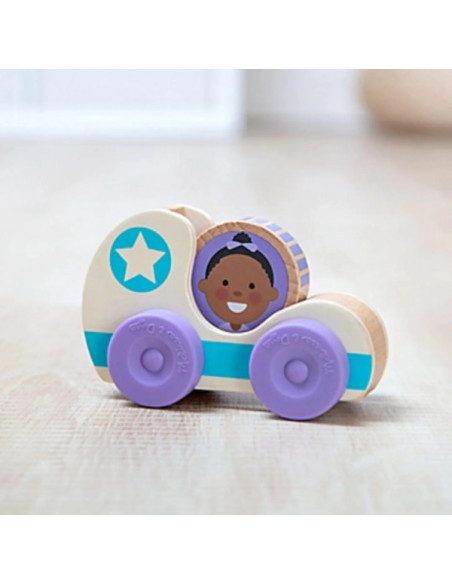 MD30747,Masinuta din lemn Blue Star colectia GO TOTs