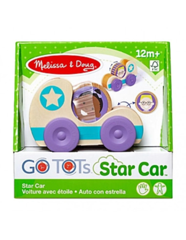 MD30747,Masinuta din lemn Blue Star colectia GO TOTs