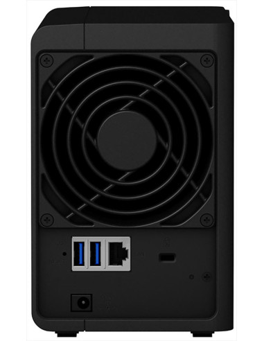DS218,NAS SYNOLOGY, tower, HDD x 2, capacitate maxima 32 TB, memorie RAM 2 GB, RJ-45 (Gigabit), porturi USB 2.0 | USB 3.0 x 2, "