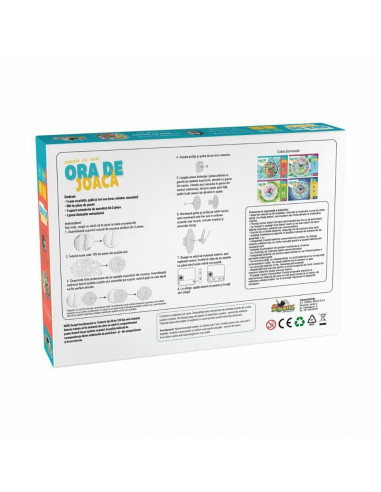 Puzzle cu ceas Noriel, Ora de joaca - Dinozauri, 100