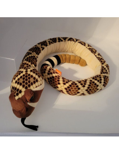 WR16754,Sarpe WESTERN DIAMONDBACK - Jucarie Plus Wild Republic 141 cm
