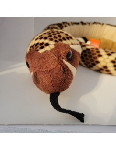 WR16754,Sarpe WESTERN DIAMONDBACK - Jucarie Plus Wild Republic 141 cm