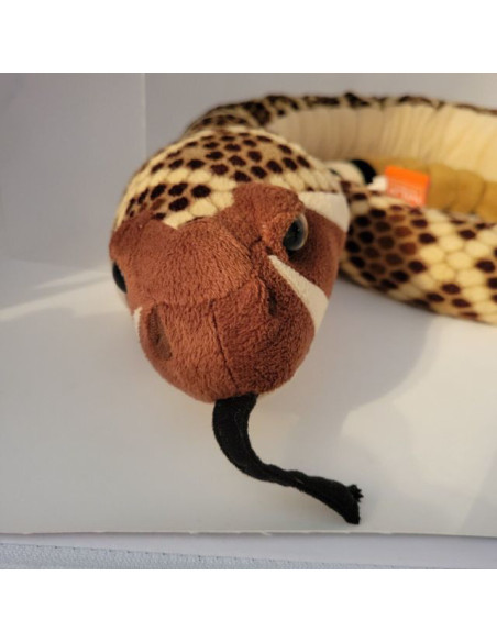 WR16754,Sarpe WESTERN DIAMONDBACK - Jucarie Plus Wild Republic 141 cm