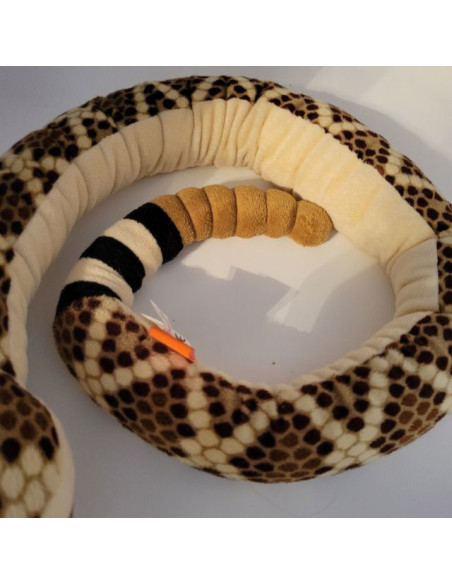 WR16754,Sarpe WESTERN DIAMONDBACK - Jucarie Plus Wild Republic 141 cm