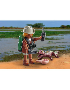PM71168,Figurina cercetator cu aligator