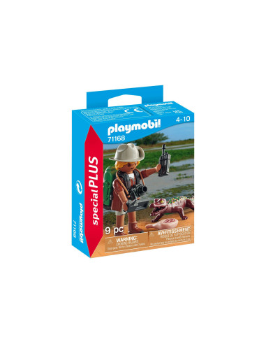 PM71168,Figurina cercetator cu aligator