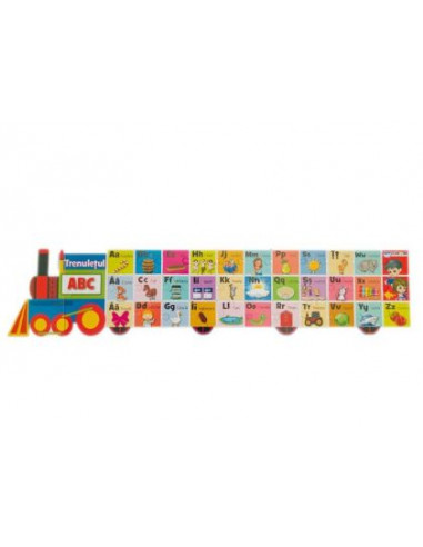 Puzzle educativ HappySchool - Trenuletul ABC,TOF-XP25