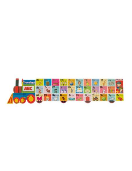 Puzzle educativ HappySchool - Trenuletul ABC,TOF-XP25