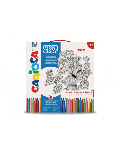 Set creativ Color & Play Carioca Pirați,SKR108