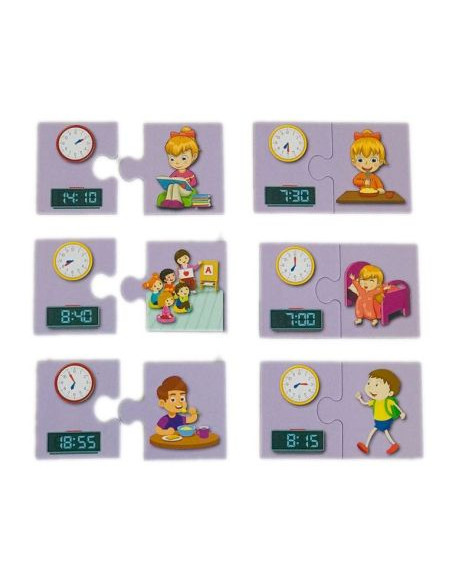 Joc educativ 4 in 1, Happyschool - Primii pasi,TOF-XP33