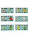 Joc educativ 4 in 1, Happyschool - Primii pasi,TOF-XP33