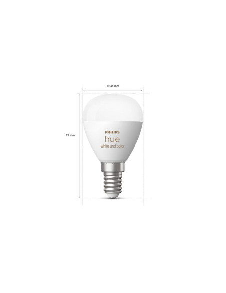 000008719514491281,PHILIPS HUEWCA 5.1W LUSTER E14 2P EU "000008719514491281" (timbru verde 0.45 lei)