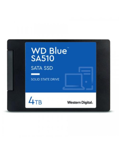 WDS400T3B0A,SSD Western Digital Blue SA510, 4TB, SATA3, 2.5inch