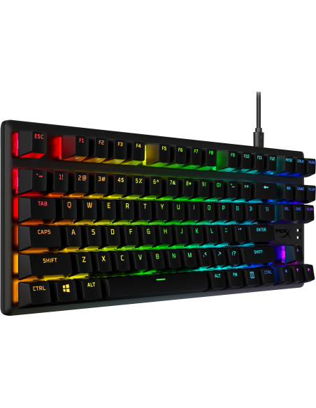 639N8AA#ABA,Tastatura mecanica pentru jocuri HyperX Alloy Origins Core PBT HX, Albastru