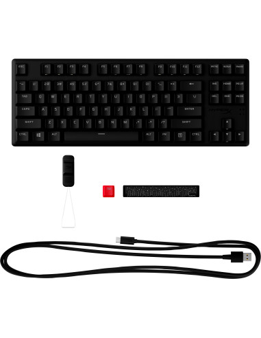 639N8AA#ABA,Tastatura mecanica pentru jocuri HyperX Alloy Origins Core PBT HX, Albastru
