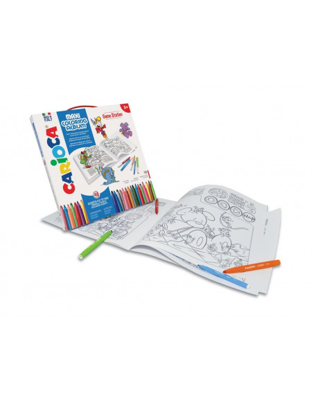 Set creativ Maxi Coloring Album Game Station,SKR110