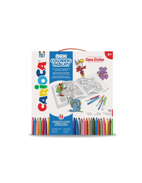 Set creativ Maxi Coloring Album Game Station,SKR110