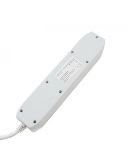 PP-3-30-TC-USB,Prelungitor SPACER, Schuko x 3, conectare prin Schuko (T),Type-C x1, USB x 1, cablu 3m, 16 A, max. 3500W, protect