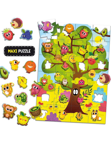 L92260,Joc Montessori 2 in 1 - Fructe