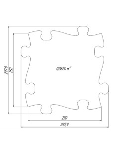 MFK-023-1,Covoras ortopedic senzorial puzzle Set pentru bebelusi Muffik 2