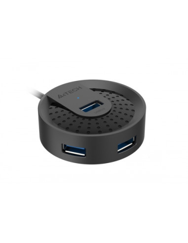 RY-HUB-30-BK,Hub USB Gembird HUB-30, 4x USB 3.0, 1x MicroUSB, Negru