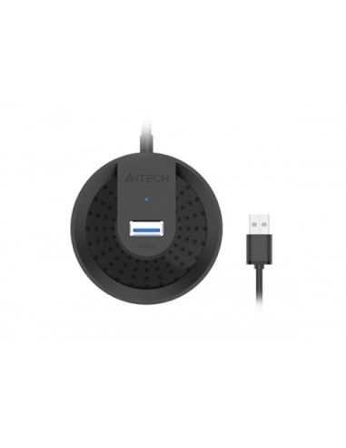 RY-HUB-30-BK,Hub USB Gembird HUB-30, 4x USB 3.0, 1x MicroUSB, Negru